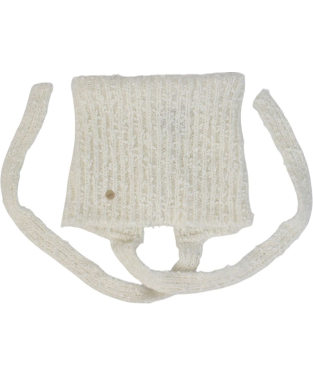유니버셜 케미스트리(UNIVERSAL CHEMISTRY) Cat Wool Logo Ivory Bonnet Hat 고양이모자