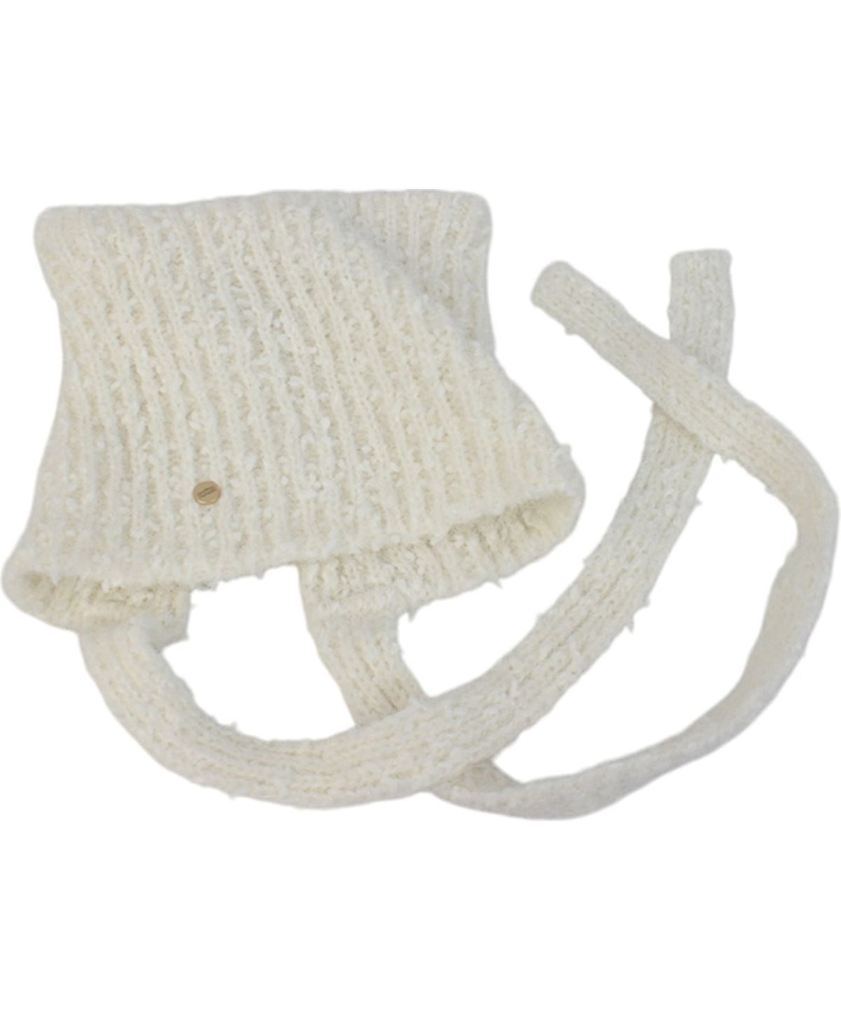 유니버셜 케미스트리(UNIVERSAL CHEMISTRY) Cat Wool Logo Ivory Bonnet Hat 고양이모자
