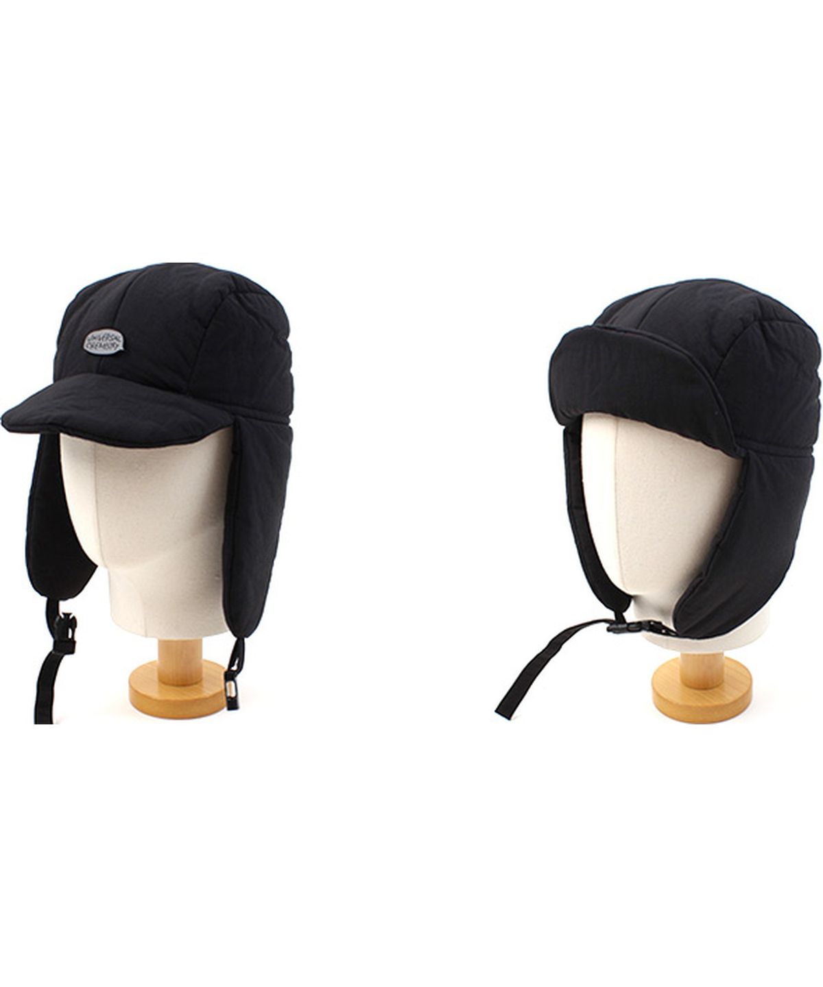 유니버셜 케미스트리(UNIVERSAL CHEMISTRY) Bubble Padding Black Trooper Hat 귀달이모자