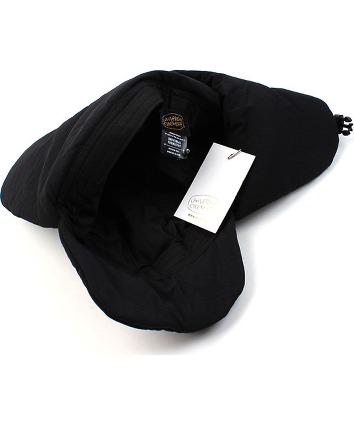 유니버셜 케미스트리(UNIVERSAL CHEMISTRY) Bubble Padding Black Trooper Hat 귀달이모자