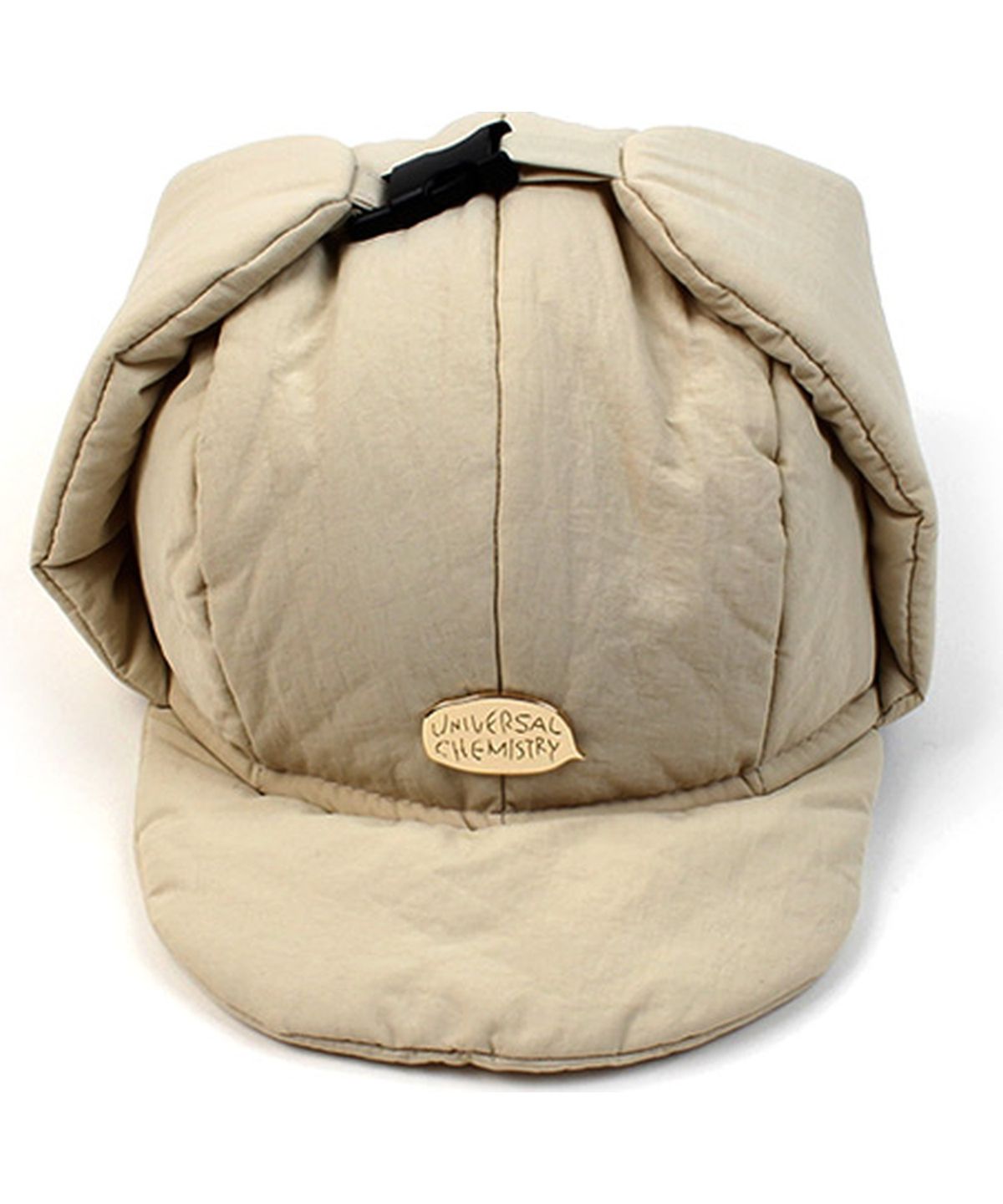 유니버셜 케미스트리(UNIVERSAL CHEMISTRY) Bubble Padding Beige Trooper Hat 귀달이모자