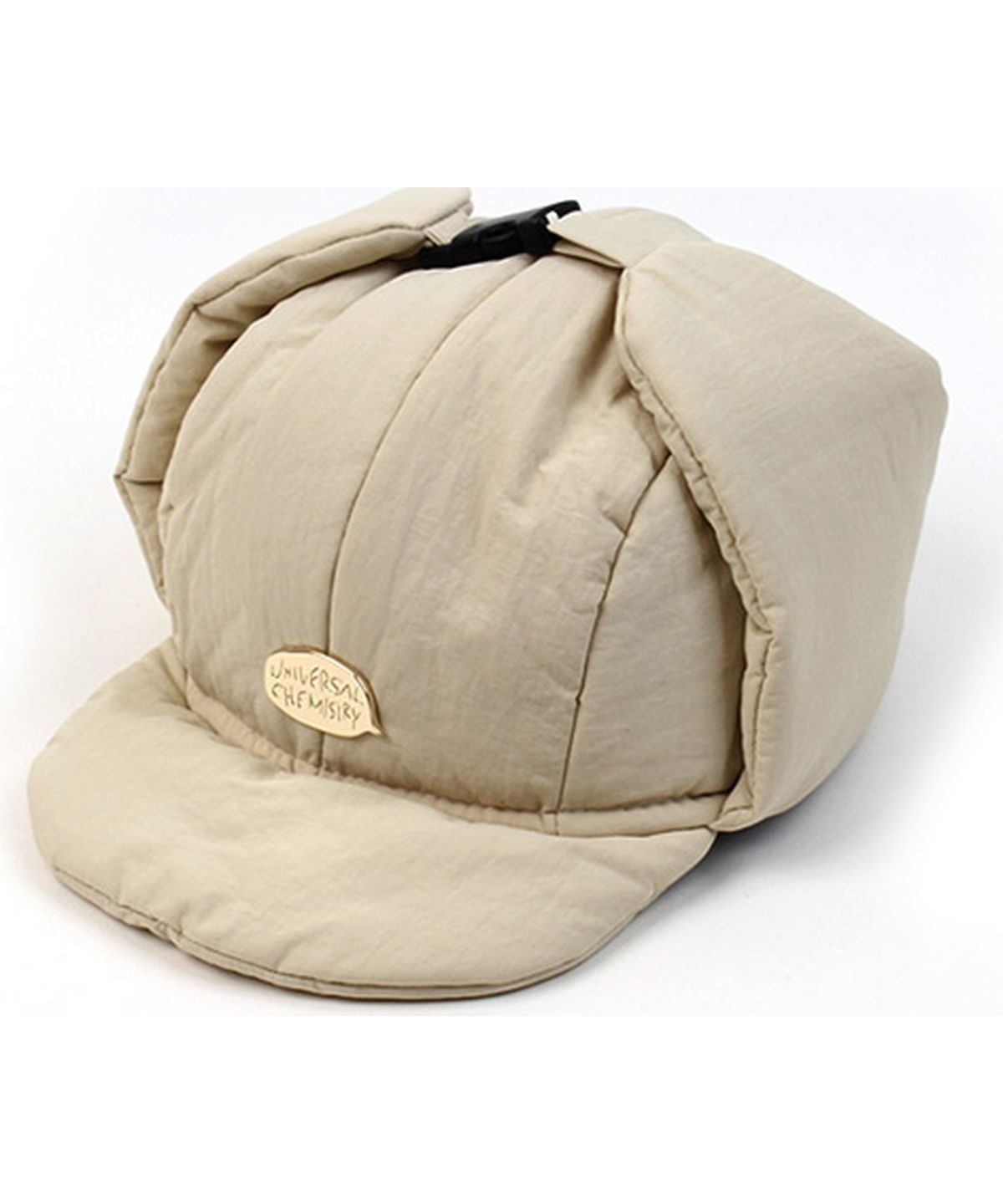 유니버셜 케미스트리(UNIVERSAL CHEMISTRY) Bubble Padding Beige Trooper Hat 귀달이모자