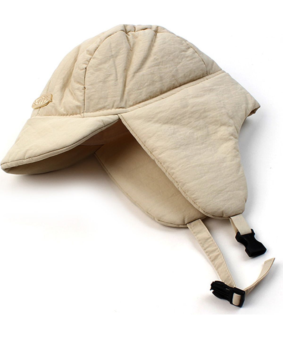 유니버셜 케미스트리(UNIVERSAL CHEMISTRY) Bubble Padding Beige Trooper Hat 귀달이모자