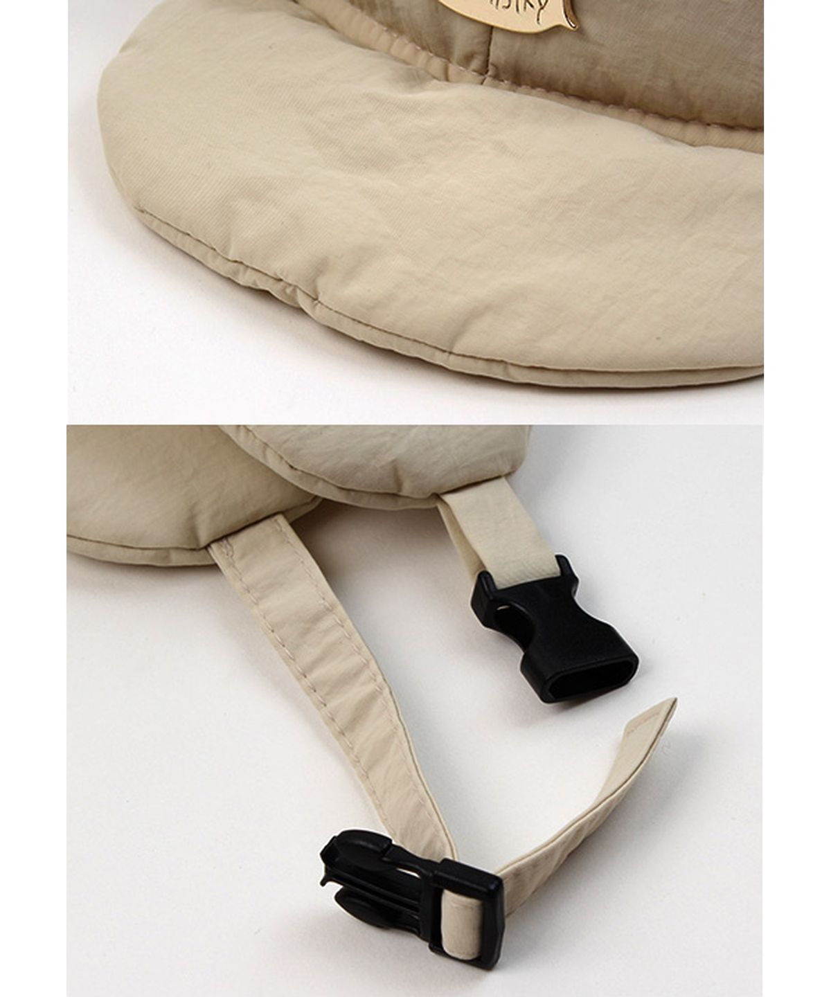 유니버셜 케미스트리(UNIVERSAL CHEMISTRY) Bubble Padding Beige Trooper Hat 귀달이모자