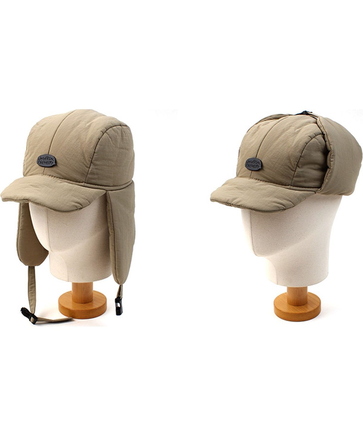 유니버셜 케미스트리(UNIVERSAL CHEMISTRY) Bubble Padding Brown Trooper Hat 귀달이모자