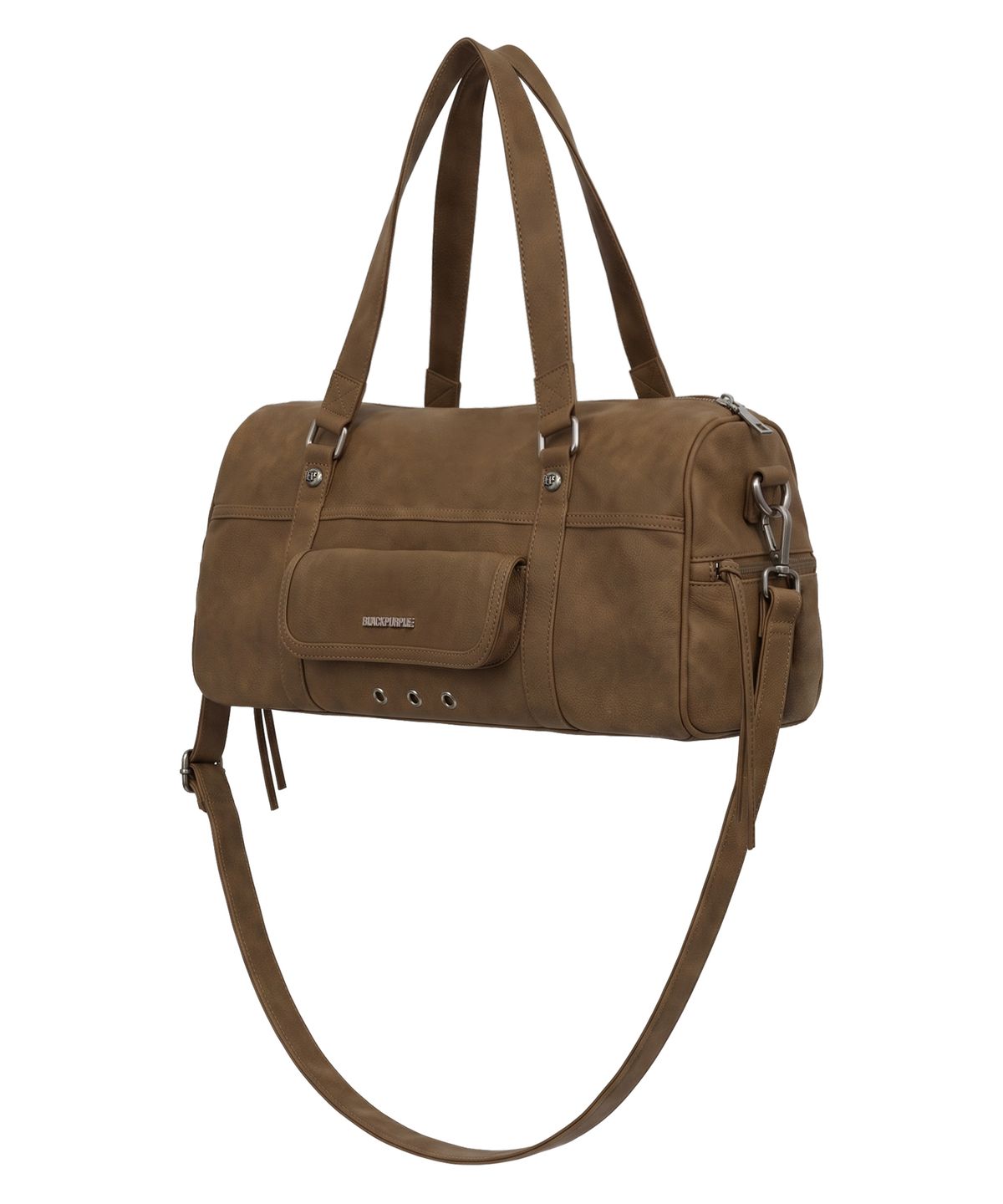 블랙 퍼플(BLACK PURPLE) 모리슨 보스턴 백_브라운 Morrison Boston Bag_Brown