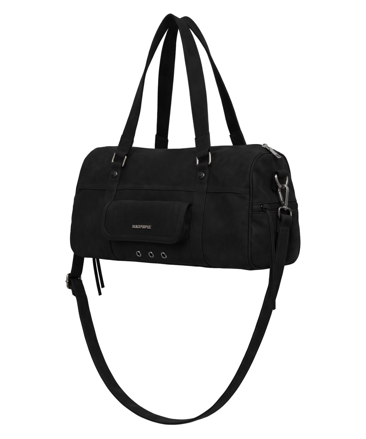 블랙 퍼플(BLACK PURPLE) 모리슨 보스턴 백_블랙 Morrison Boston Bag_Black