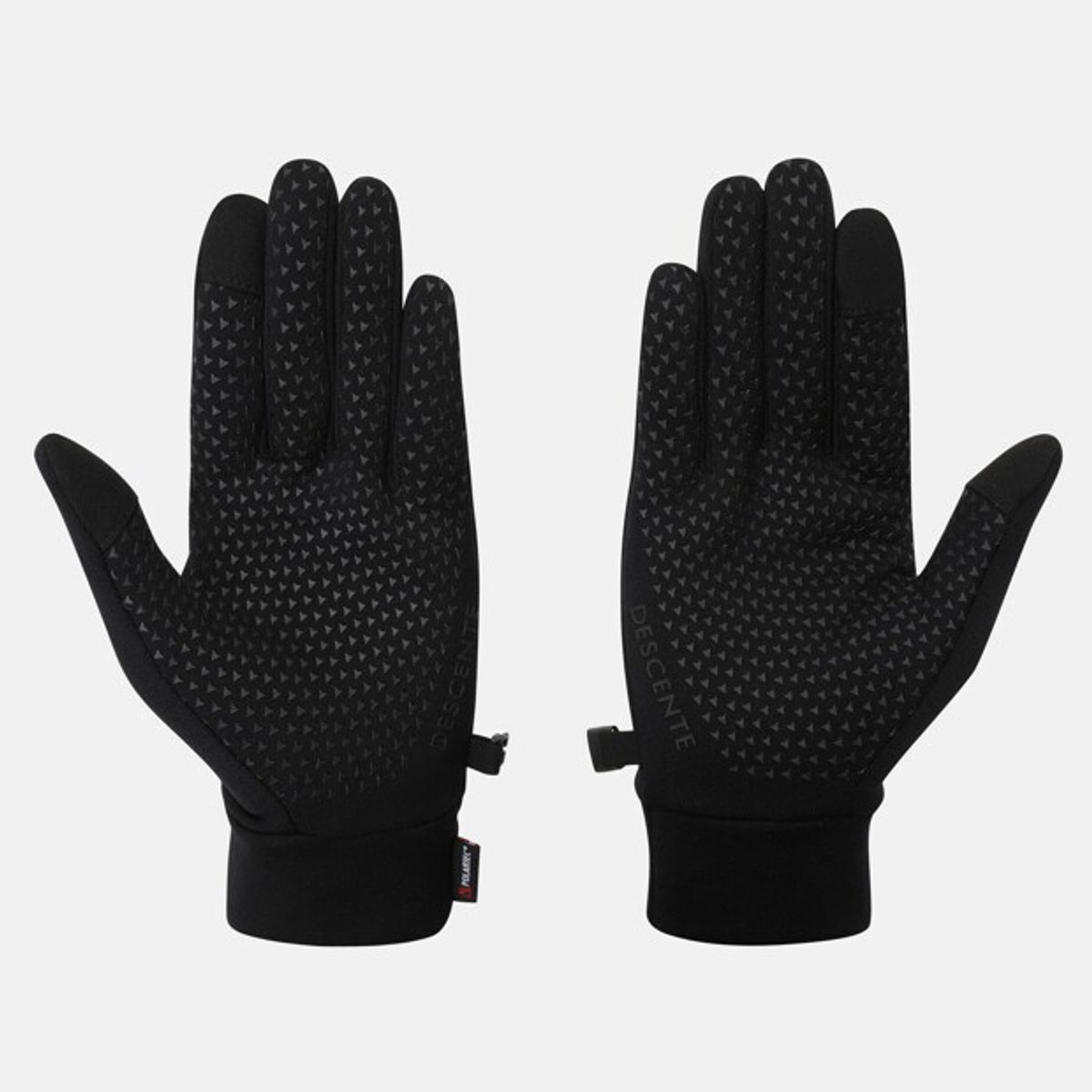 데상트(DESCENTE) 스마트 터치 논슬립 장갑 블랙 SR323TGL80