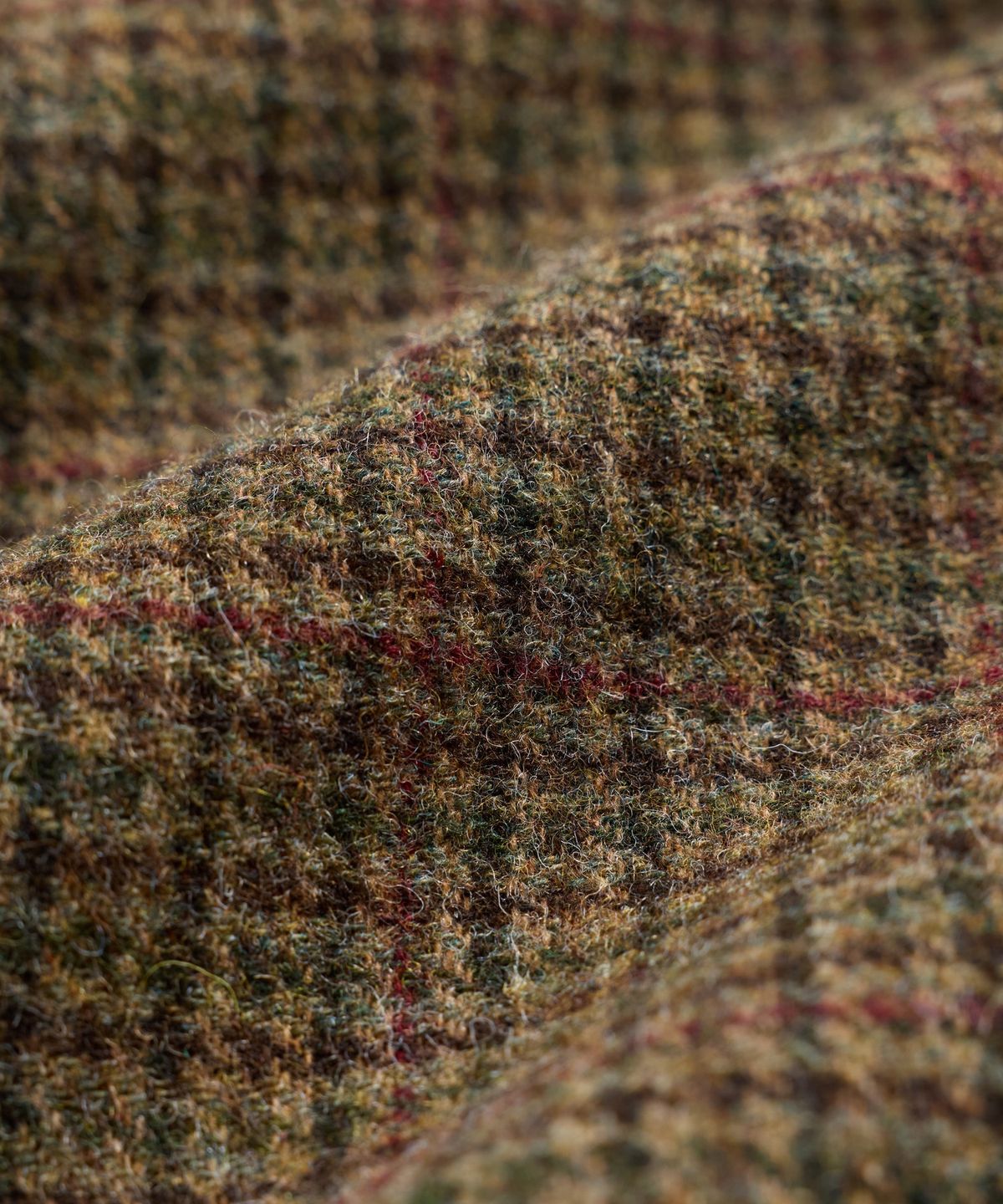 건지 울른스(Guernsey Woollens) [건지울른스X아브라함문] 하운드투스 울 초어 자켓 - 로덴 카멜