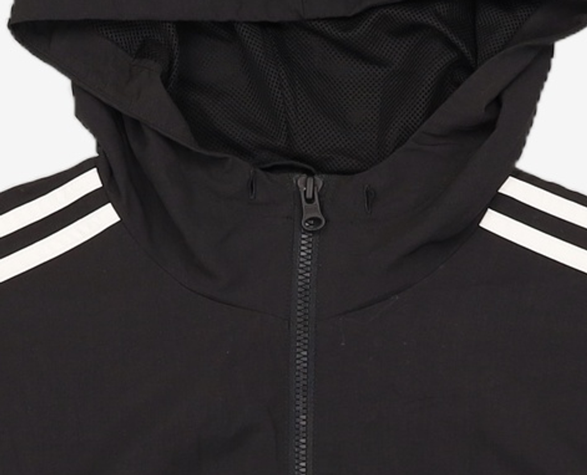 아디다스(ADIDAS) 에센셜 3S 우븐 윈드브레이커 - 블랙 HT3399 L