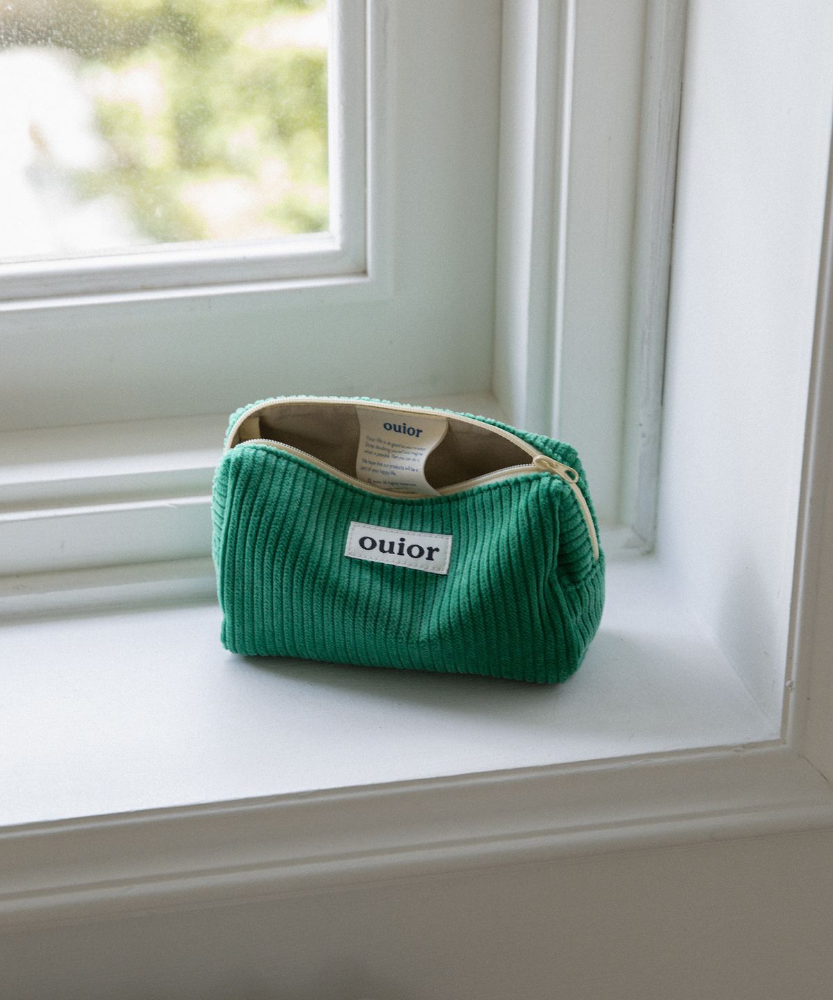 위올(OUIOR) [기프트박스]ouior everyday pouch_corduroy clover