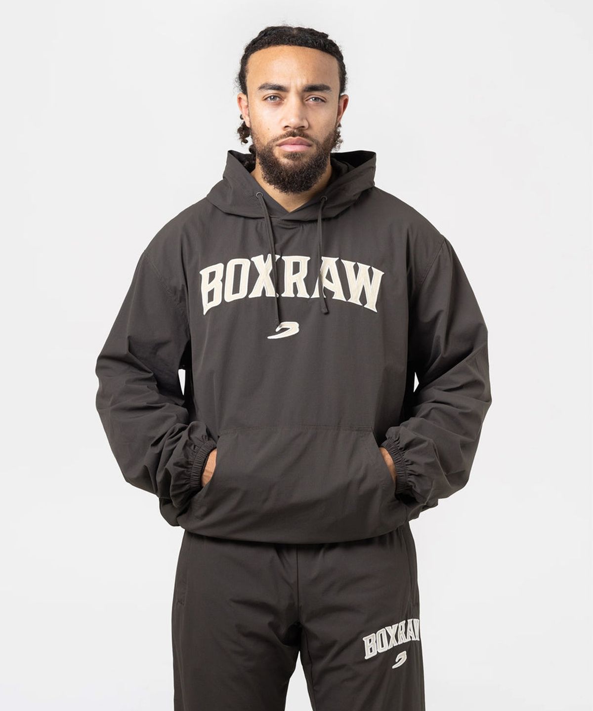 복스로(BOXRAW) 이스트 스트리트 쉘 후디 - 남성 M BXRW-U-ESSH