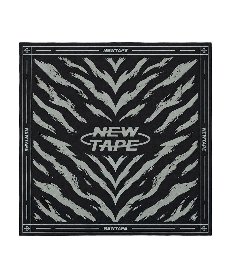 와일드 코튼 반다나 - 타이거 블랙