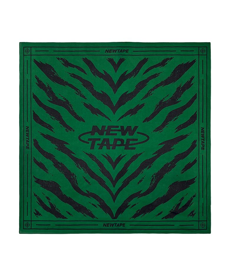 와일드 코튼 반다나 - 타이거 그린