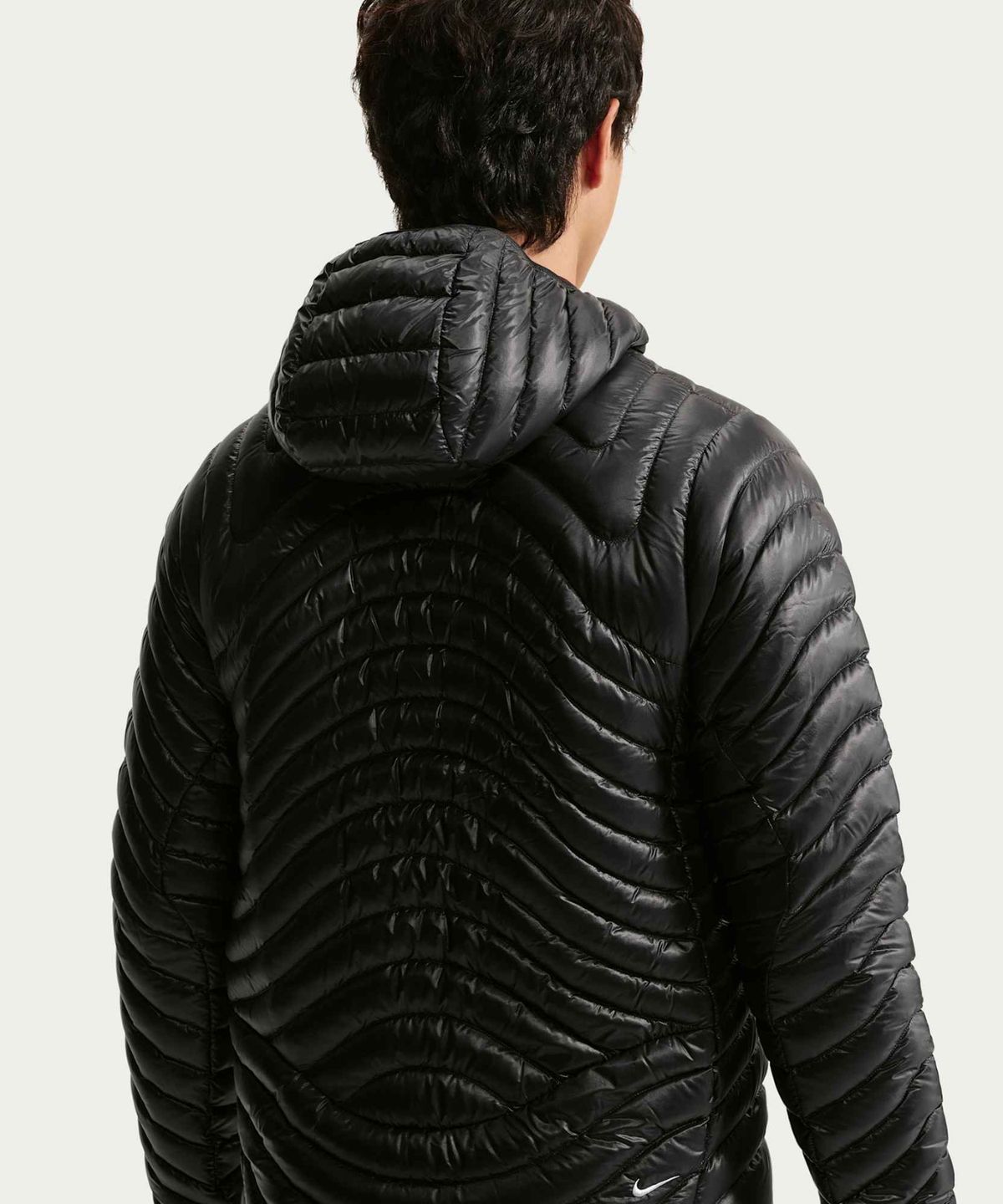 나이키(NIKE) ACG 라바 플로우 써마 핏 ADV 초경량 다운 재킷 M - 블랙:서밋 화이트 / IO9004-010