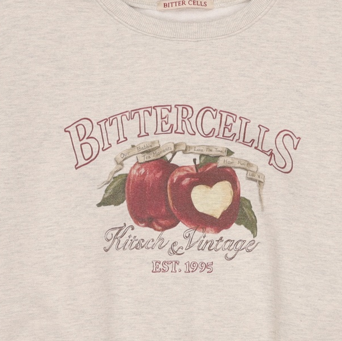 비터셀즈(BITTERCELLS) 레드애플 스웻셔츠 1