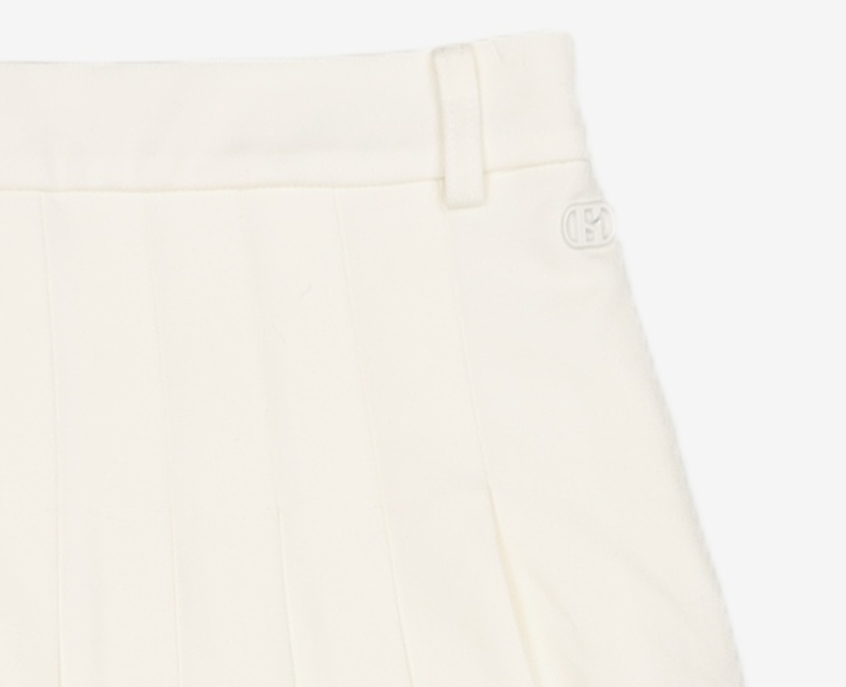 헤지스골프(HAZZYS GOLF) 그린 기모 변형 플리츠 스커트 64