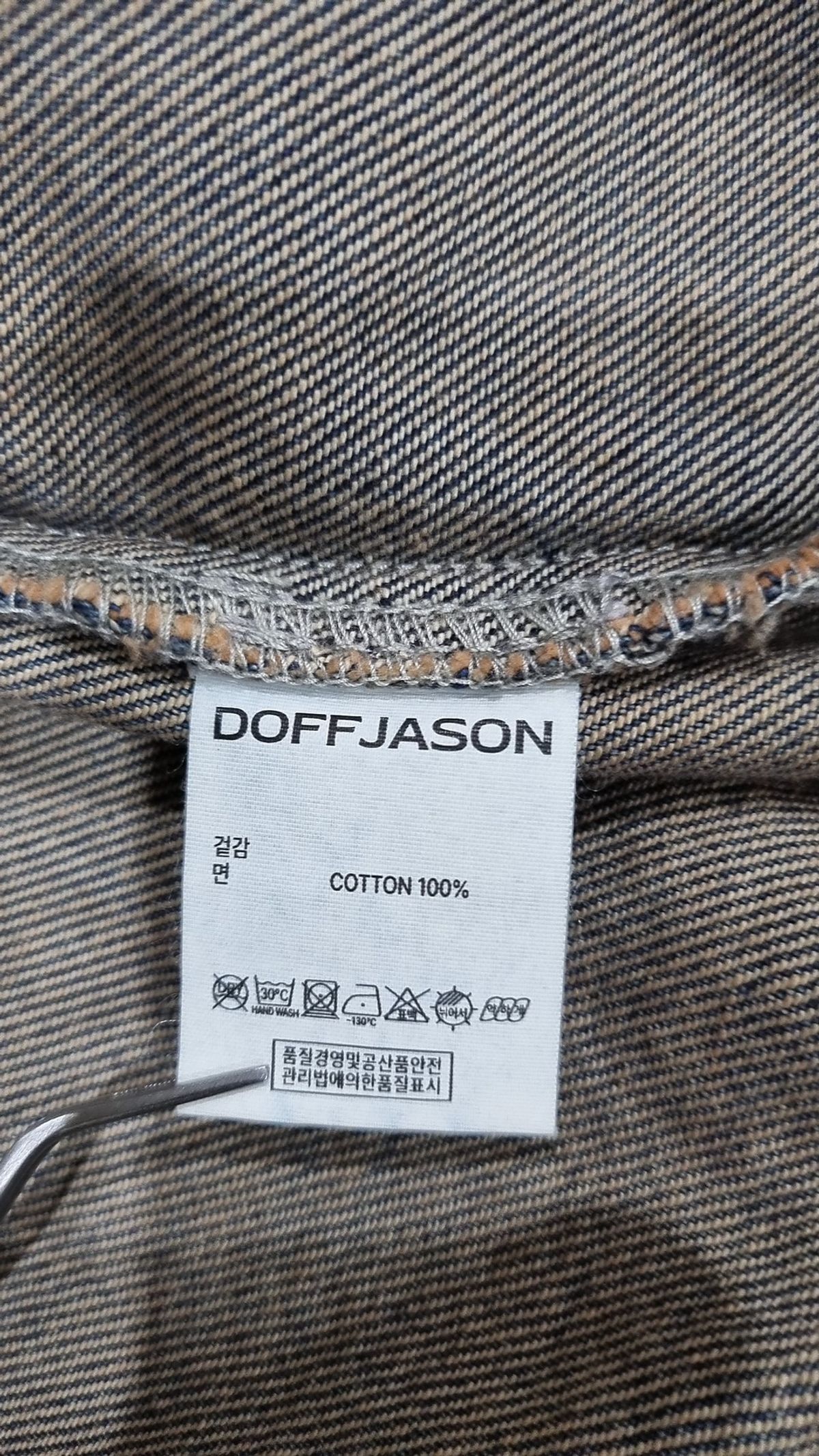 도프제이슨(DOFFJASON) 워시드 데님 로드 바이커 자켓 BLACK XXL