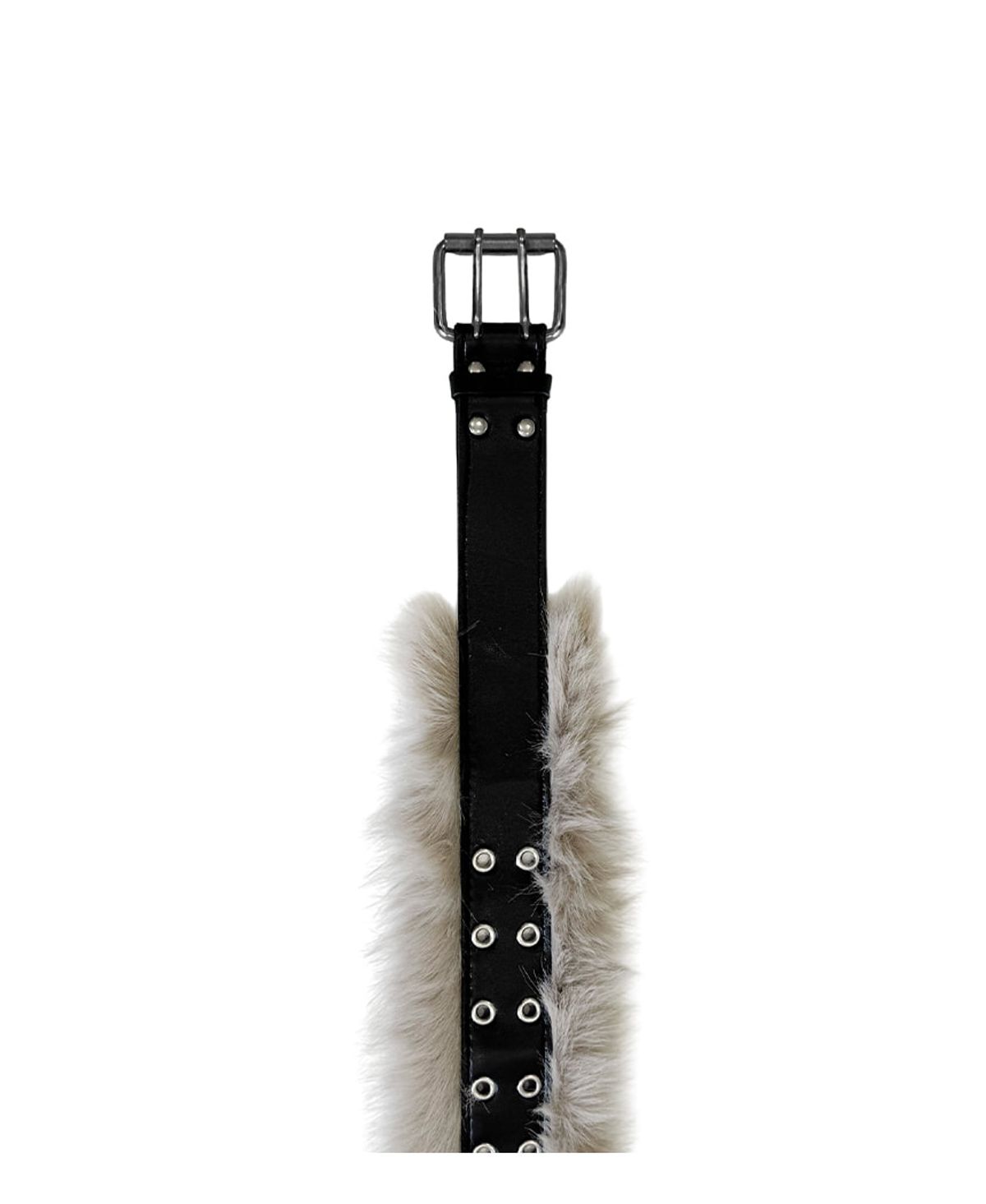 이스케이프프롬(ESCAPEFROM) Fur Eyelet Point Belt