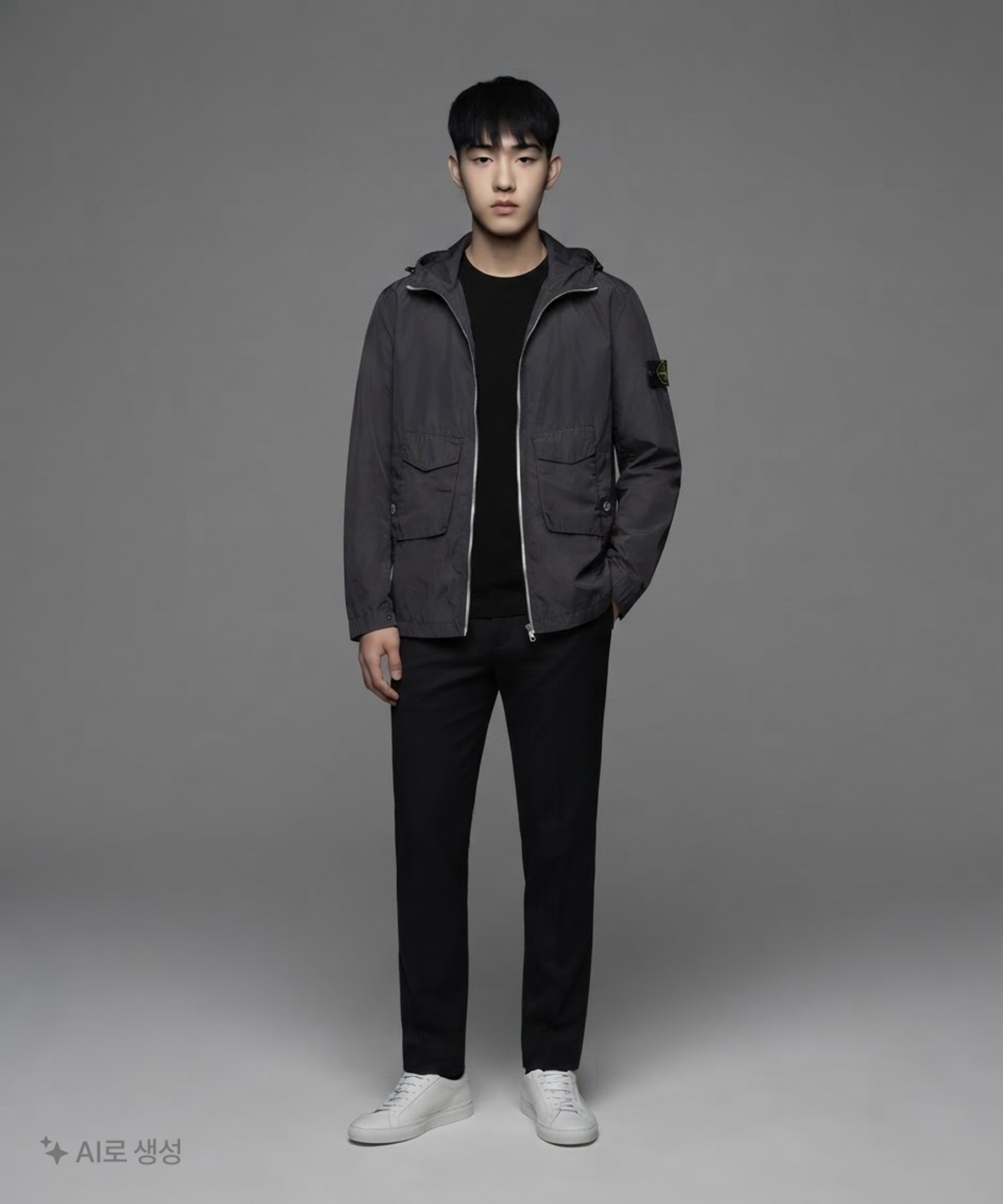 스톤아일랜드(STONE ISLAND) 나일론/코치 재킷 L