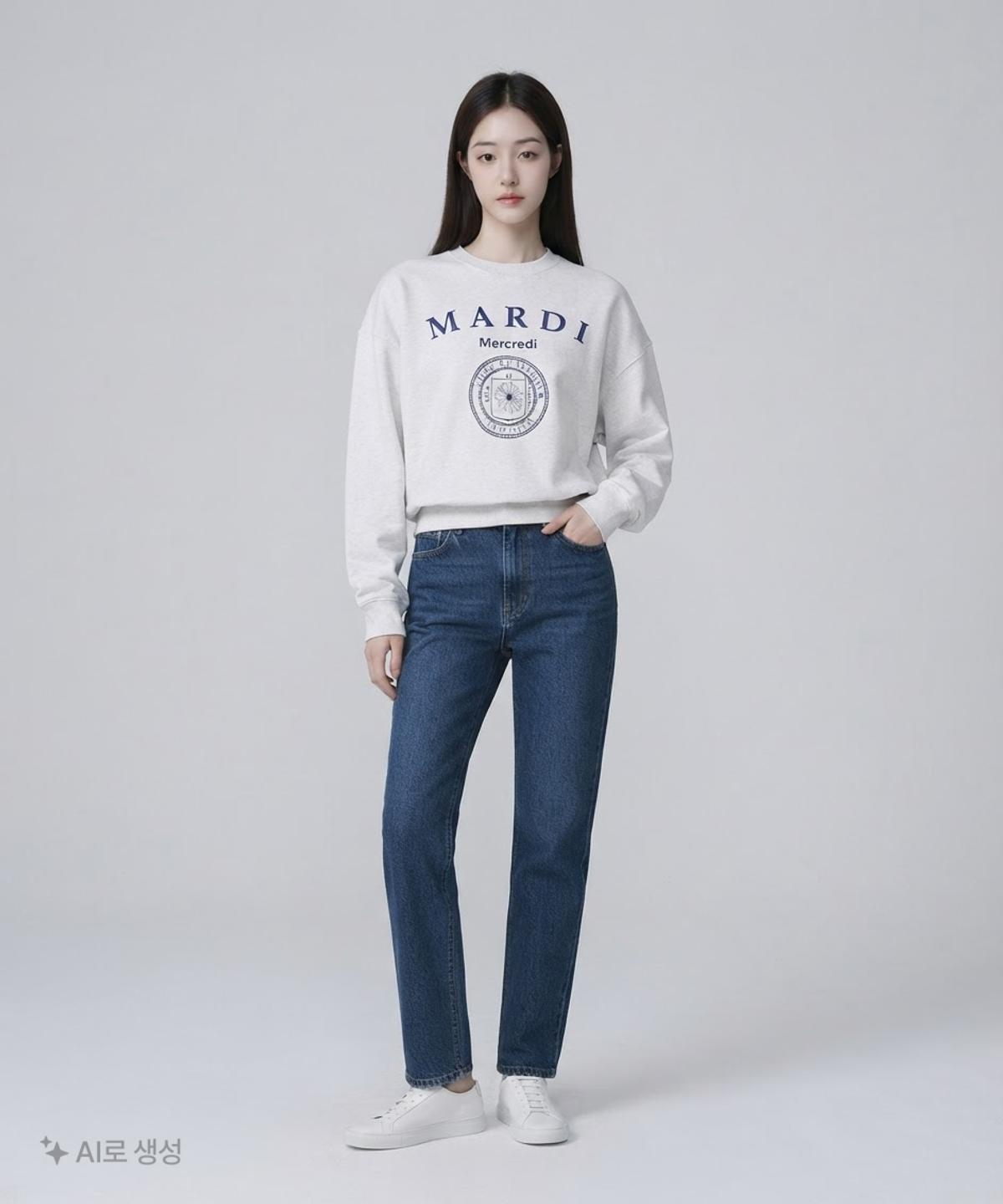 마르디 메크르디(MARDI MERCREDI) 맨투맨/스웨트셔츠 XL