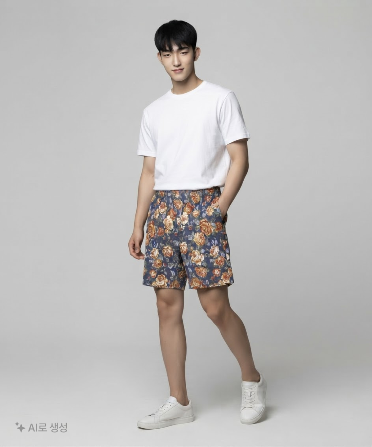 디스이즈네버댓(THISISNEVERTHAT) Jacquard Flower Sweatshort L