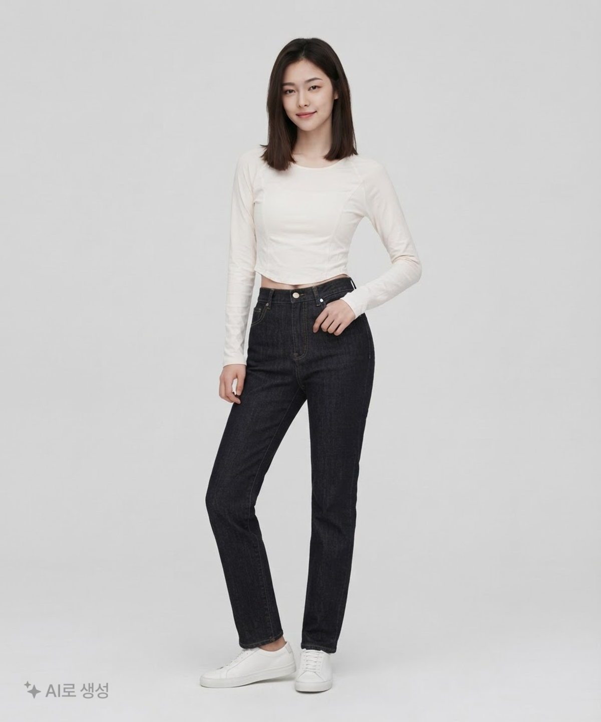 무신사 스탠다드(MUSINSA STANDARD) 긴소매 티셔츠 S