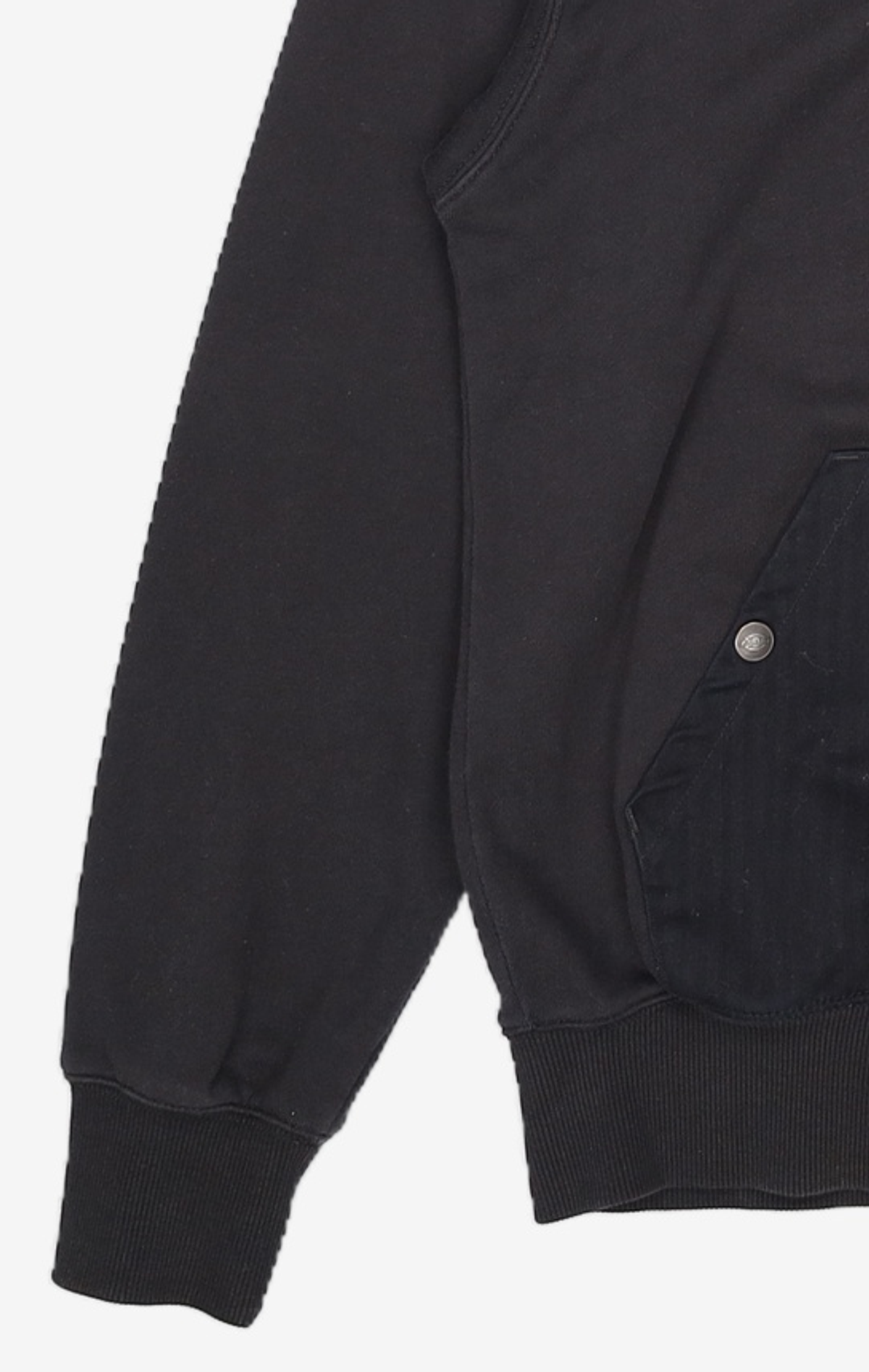 디키즈(DICKIES) 프렌치 테리 풀 집 후드 블랙 S