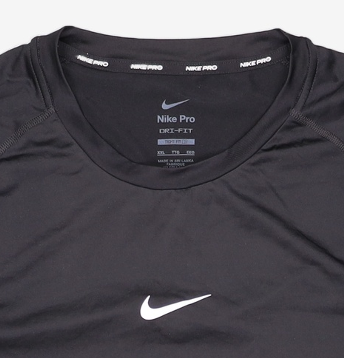 나이키(NIKE) 프로 드라이 핏 타이트 긴소매 피트니스 탑 M - 블랙:화이트 / FB7920-010 110