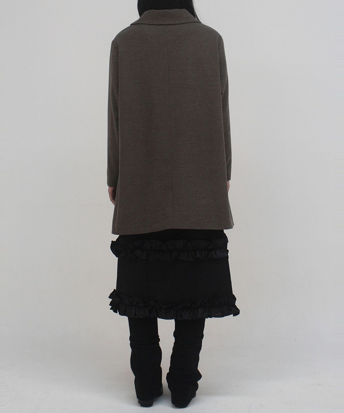 언어더컬러(ANOTHER COLOR) Round Collar Single Coat