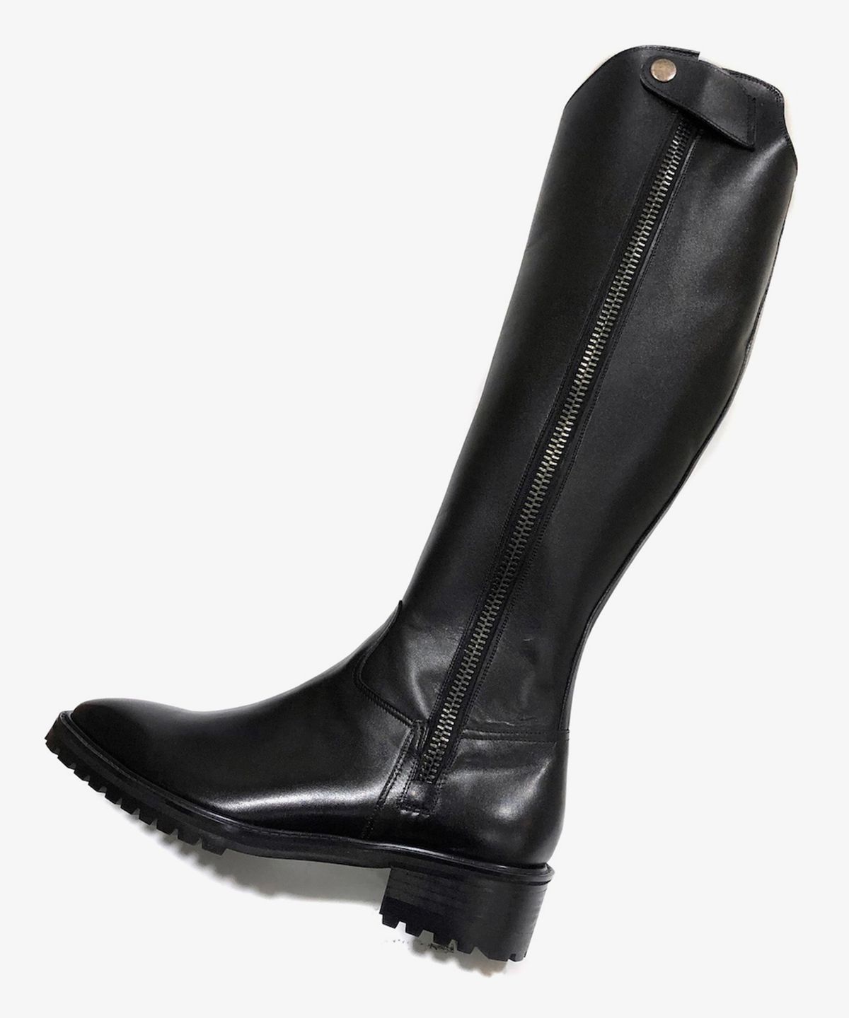 조앤슈(JOENSHOE) 애쉬포드 사이드지퍼 롱부츠 블랙