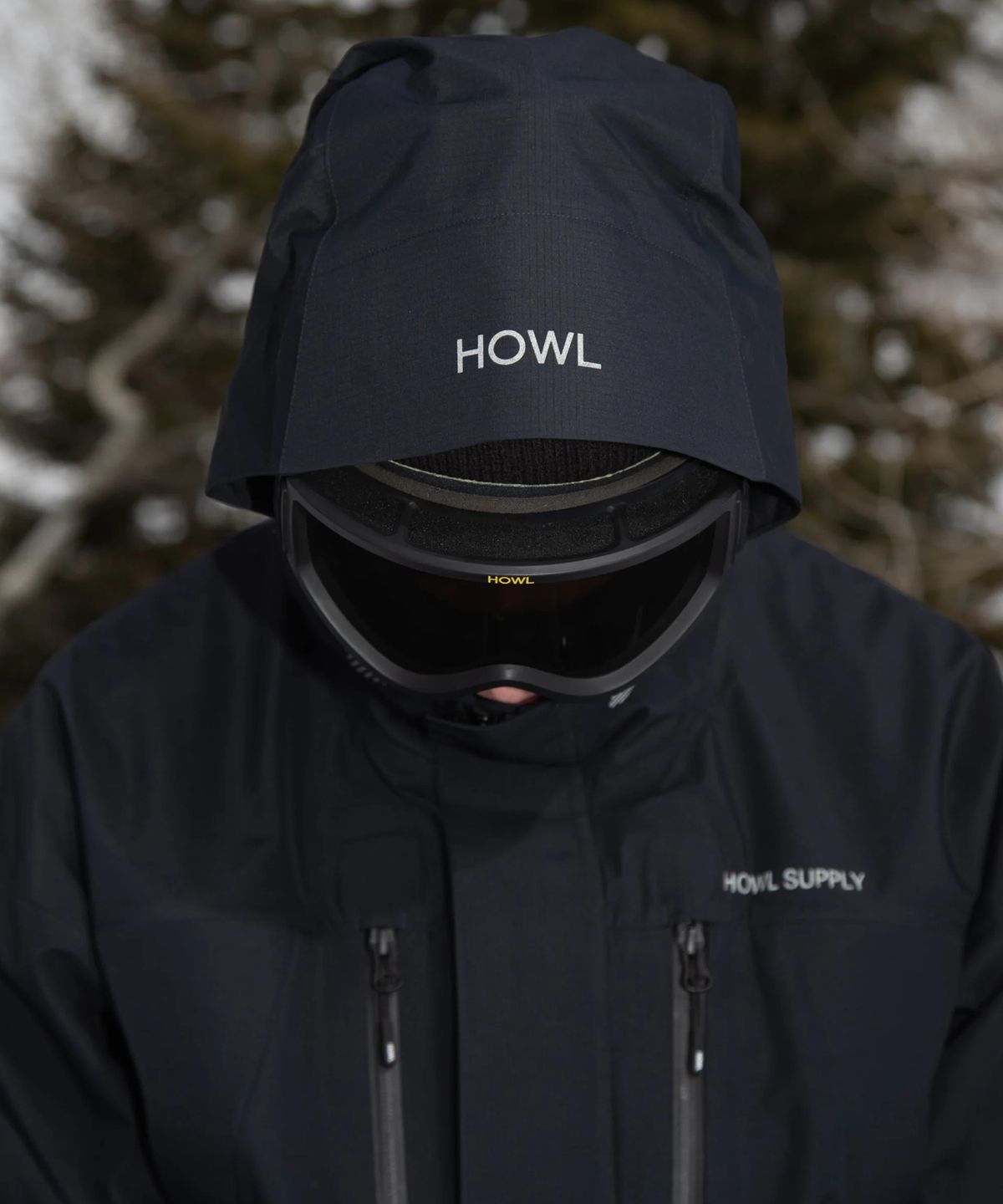 하울 서플라이(HOWL SUPPLY) 쉘 자켓 블랙 26/27