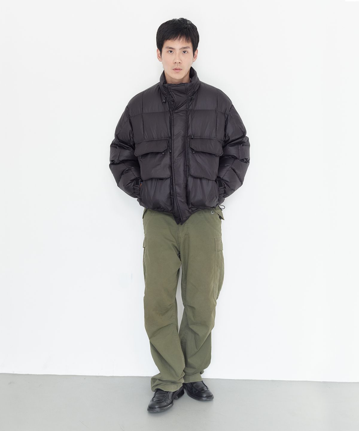 누아클레(NUAKLE) (m) 오스트 필드 덕다운 점퍼_블랙