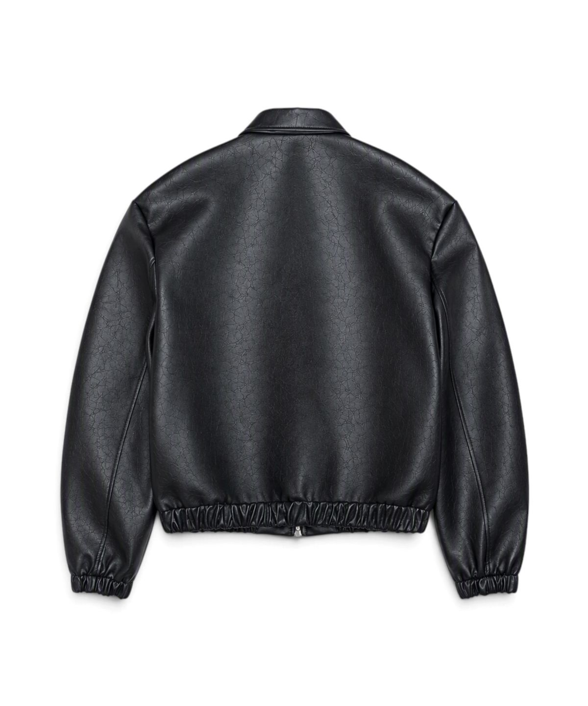 본슬리피(BORN SLIPPY) Crystal Stud Noir Leather Blouson (Black)