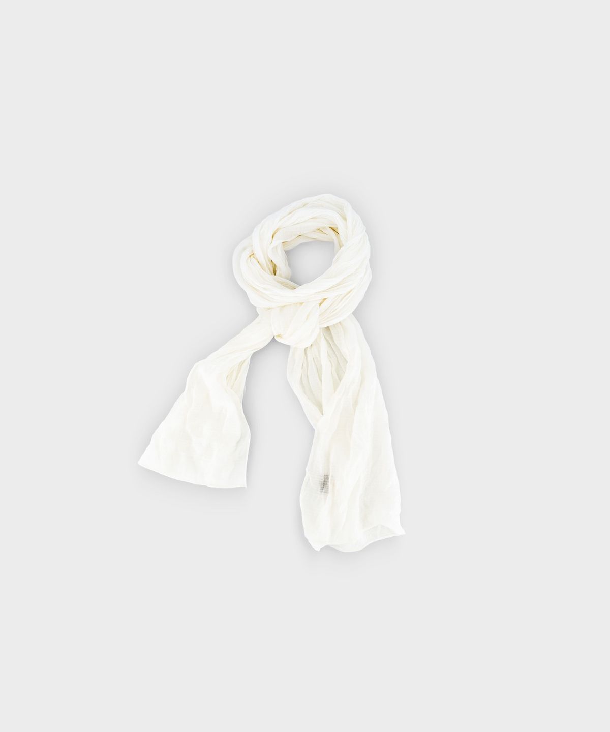 아시타(ASHITA) Ivory wrinkle scarf (아이보리 링클 스카프)