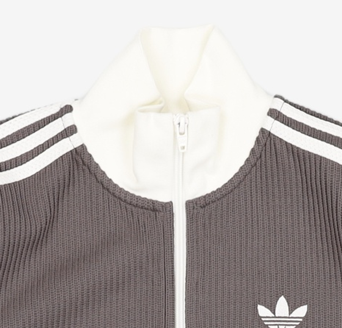 아디다스(ADIDAS) 니트 트랙탑  - 차콜 / KC2650 XS