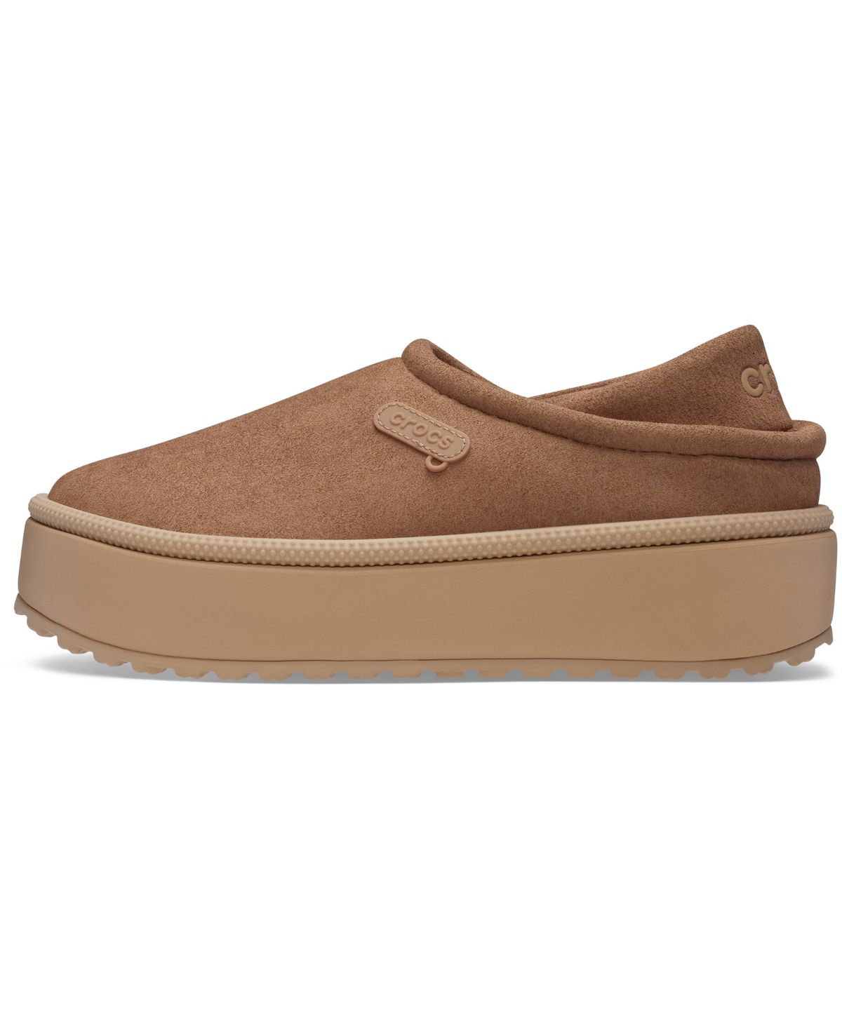 크록스(CROCS) 언퍼게터블 플랫폼 클로그 - 세피아 / 214108-2EY