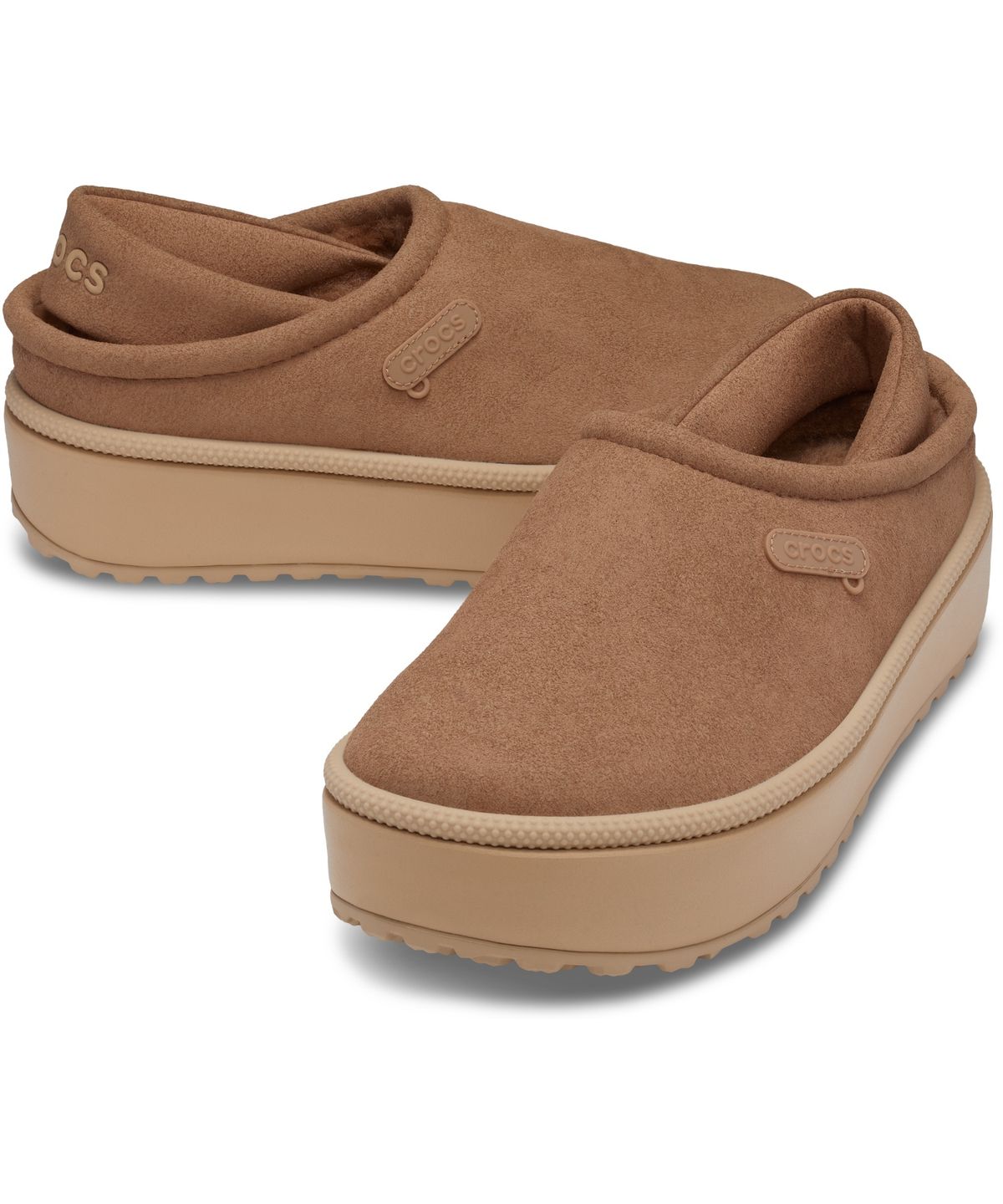 크록스(CROCS) 언퍼게터블 플랫폼 클로그 - 세피아 / 214108-2EY
