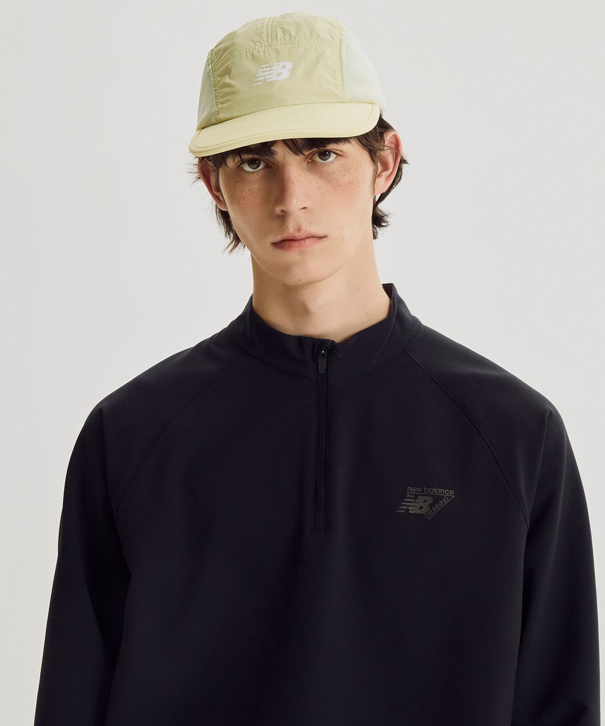 뉴발란스(NEW BALANCE) NBMDG45903 / UNI RC 하이브리드 스탠넥 베이스레이어 (BLACK)