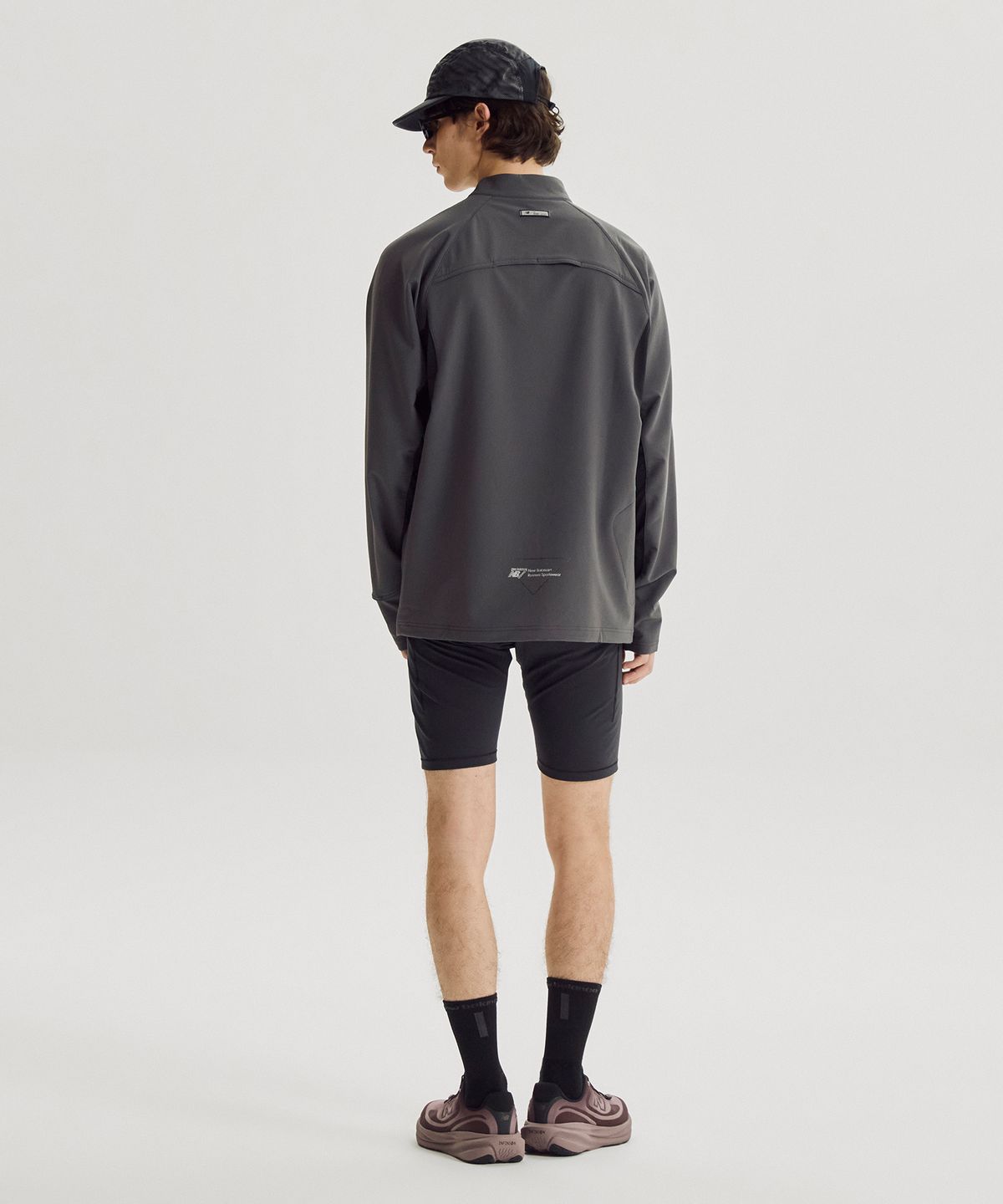 뉴발란스(NEW BALANCE) NBMDG45903 / UNI RC 하이브리드 스탠넥 베이스레이어 (GRAY)