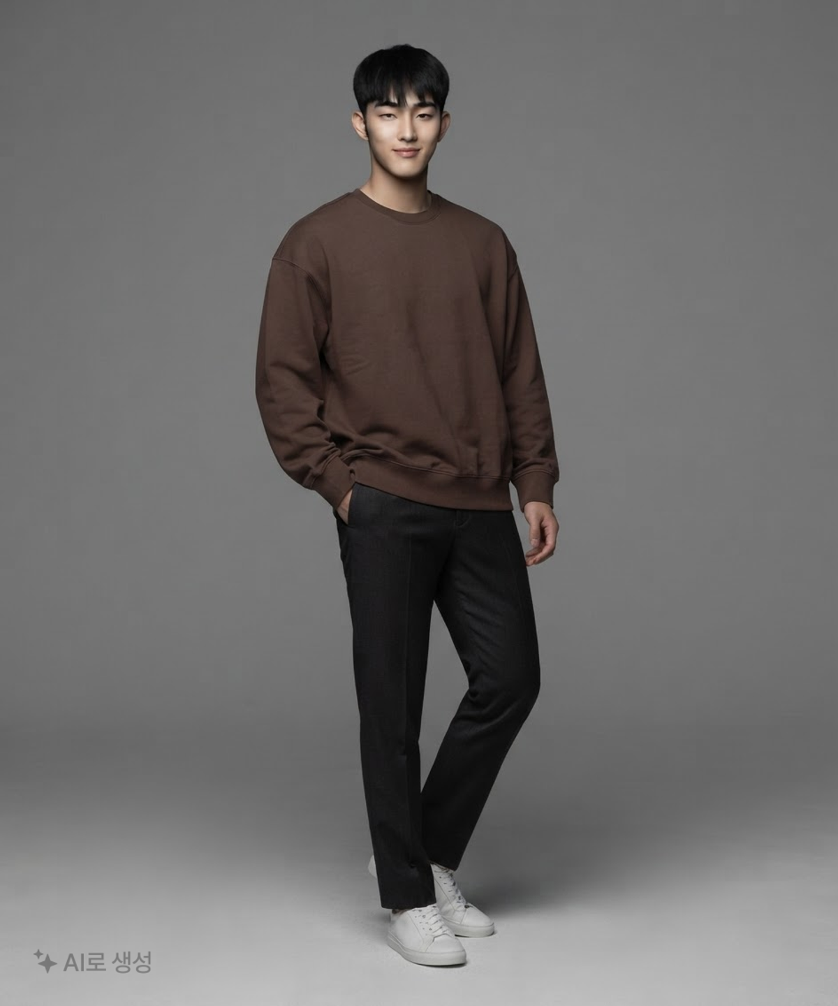 무신사 스탠다드(MUSINSA STANDARD) 헤비웨이트 오버사이즈 스웨트셔츠 XL