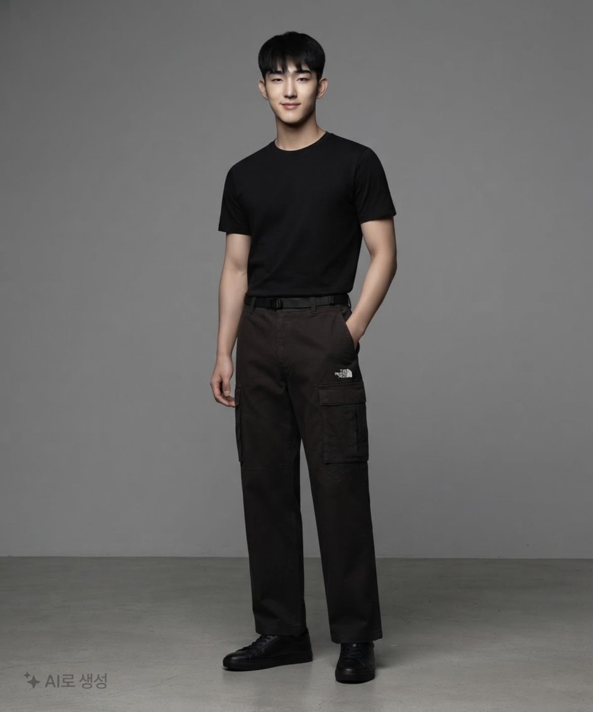 노스페이스(THE NORTH FACE) NP6NQ54J 화이트라벨 데일스 카고 팬츠_BLACK XL