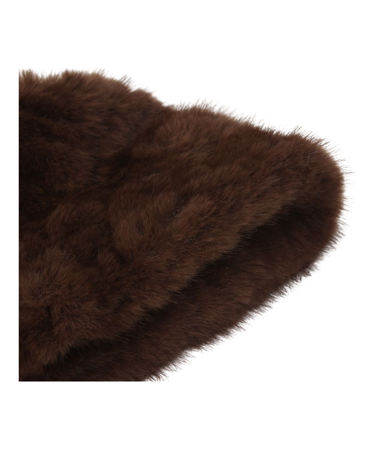 유니버셜 케미스트리(UNIVERSAL CHEMISTRY) Baby Fur Brown Bucket Hat 버킷햇