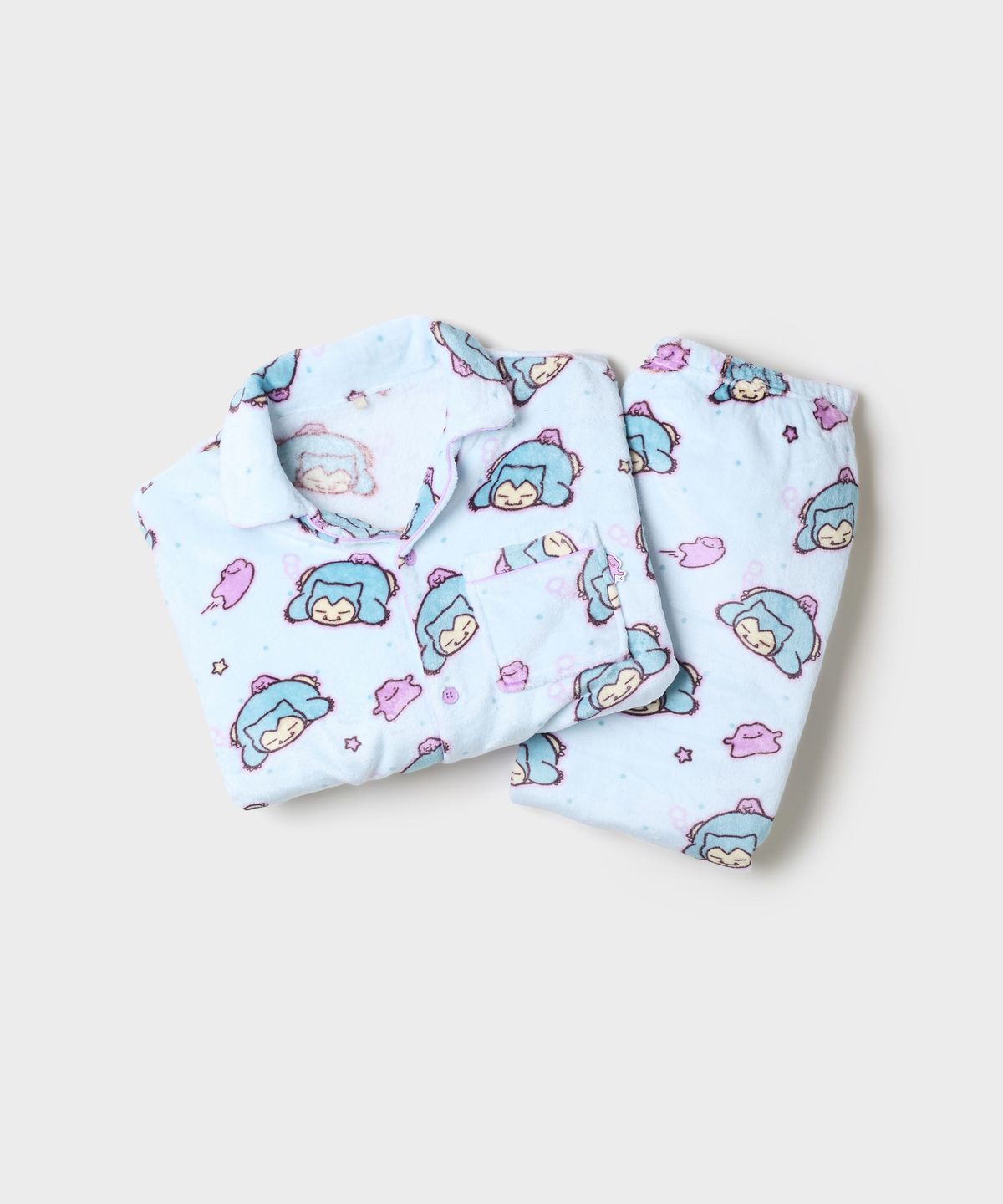 스파오(SPAO) [포켓몬] 서툴러도 변신! 메타몽 수면 파자마(Mint)_SPPPG4TU04