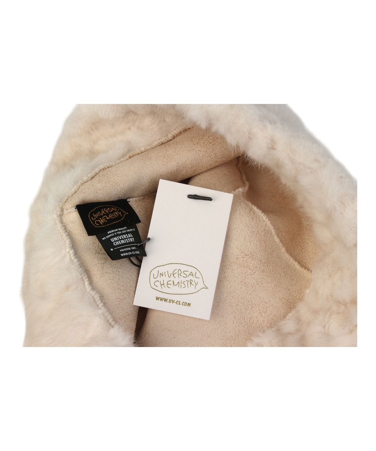 유니버셜 케미스트리(UNIVERSAL CHEMISTRY) Baby Fur Ivory Bucket Hat 버킷햇