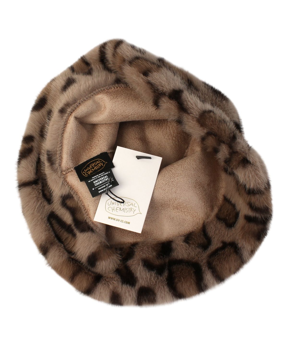 유니버셜 케미스트리(UNIVERSAL CHEMISTRY) Leopord Fur Bucket Hat 버킷햇