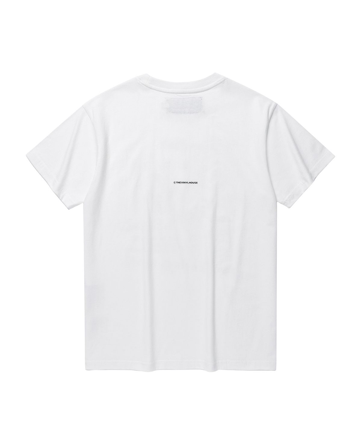 더바이닐하우스(THEVINYLHOUSE) [더바이닐하우스 X 엑디즈] DOODLE COLLAGE TEE WHITE
