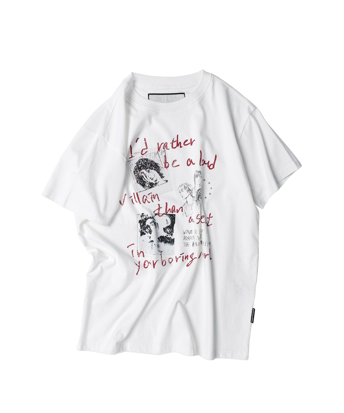 더바이닐하우스(THEVINYLHOUSE) [더바이닐하우스 X 엑디즈] DOODLE COLLAGE TEE WHITE