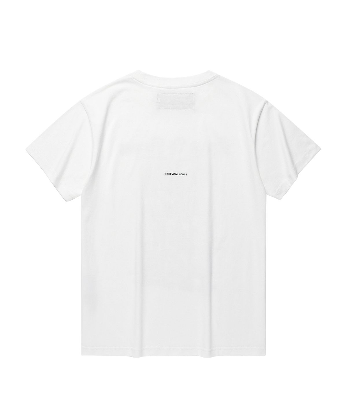 더바이닐하우스(THEVINYLHOUSE) [더바이닐하우스 X 엑디즈] HOUSE OF HERO TEE WHITE