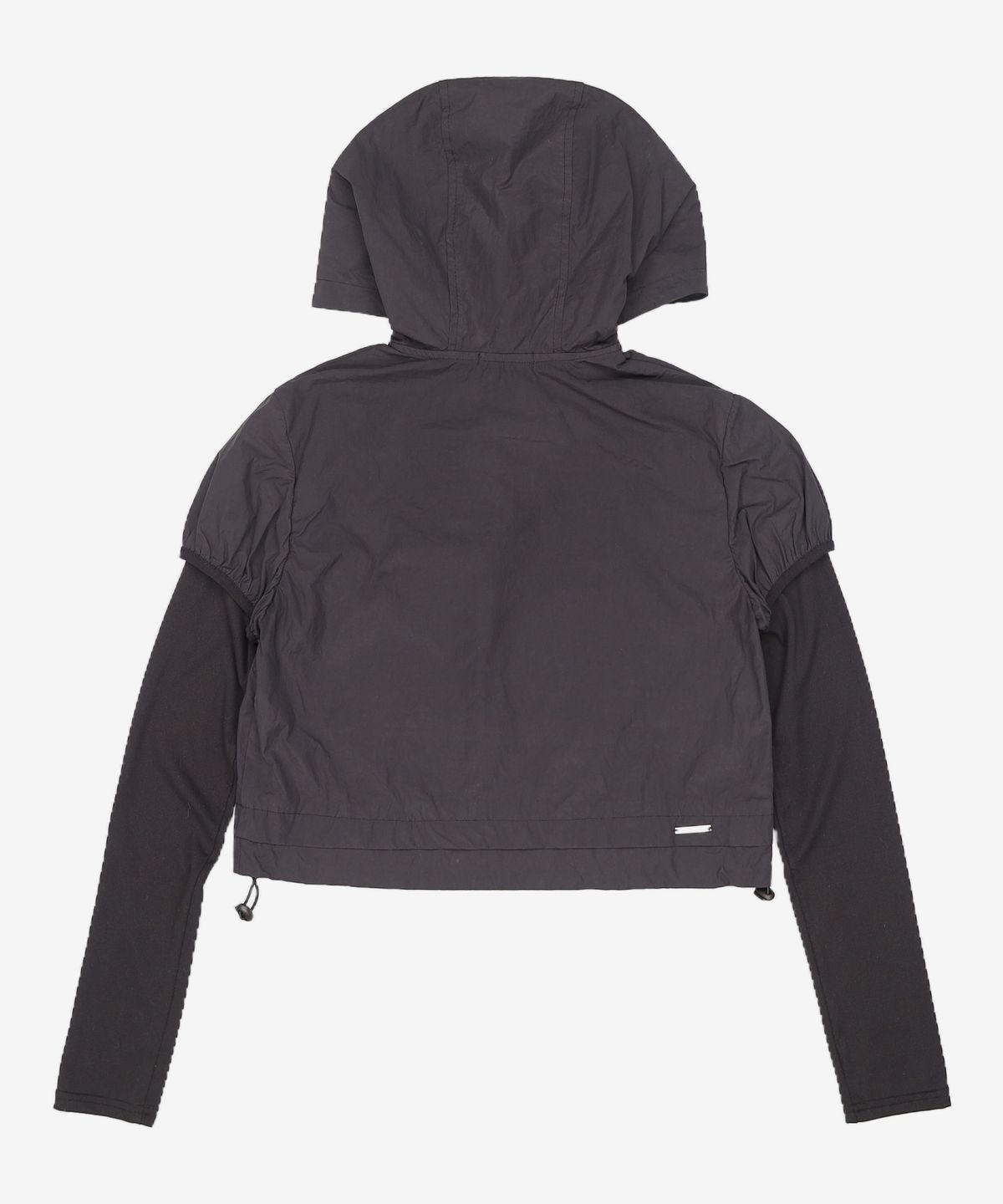 미세키서울(MISEKI SEOUL) Long sleeves layered hoodie BLACK OS